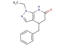 4-benzyl-1-ethyl-1,4,5,7-tetrahydro-6H-pyrazolo[3,4-b]pyridin-6-one