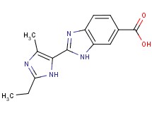 2-(2-ethyl-4-methyl-1H-imidazol-5-yl)-1H-benzimidazole-6-carboxylic acid