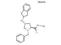 (4R)-1-benzyl-4-(2,3-dihydro-1H-inden-2-ylamino)-N-methyl-L-prolinamide