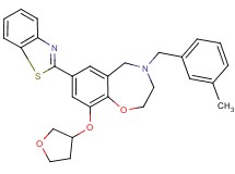 7-(1,3-benzothiazol-2-yl)-4-(3-methylbenzyl)-9-(tetrahydro-3-furanyloxy)-2,3,4,5-tetrahydro-1,4-benzoxazepine