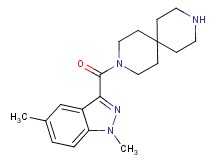 3-[(1,5-dimethyl-1H-indazol-3-yl)carbonyl]-3,9-diazaspiro[5.5]undecane hydrochloride