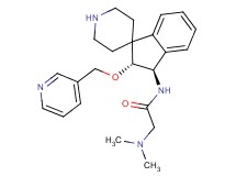 N~2~,N~2~-dimethyl-N~1~-[(2R*,3R*)-2-(3-pyridinylmethoxy)-2,3-dihydrospiro[indene-1,4'-piperidin]-3-yl]glycinamide