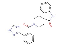 1'-[2-(1H-1,2,4-triazol-3-yl)benzoyl]spiro[indole-3,4'-piperidin]-2(1H)-one