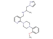 ({2-[4-(2-methoxyphenyl)piperazin-1-yl]pyridin-3-yl}methyl)[1-methyl-2-(1H-pyrazol-1-yl)ethyl]amine