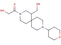 2-[1-(hydroxymethyl)-9-(tetrahydro-2H-pyran-4-yl)-3,9-diazaspiro[5.5]undec-3-yl]-2-oxoethanol