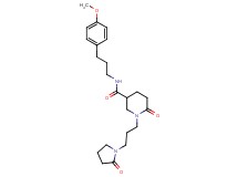 N-[3-(4-methoxyphenyl)propyl]-6-oxo-1-[3-(2-oxo-1-pyrrolidinyl)propyl]-3-piperidinecarboxamide