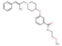 N-(2-methoxyethyl)-3-({1-[(2E)-2-methyl-3-phenyl-2-propen-1-yl]-4-piperidinyl}oxy)benzamide
