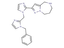 2-{1-[(1-benzyl-1H-imidazol-2-yl)methyl]-1H-imidazol-2-yl}-5,6,7,8-tetrahydro-4H-pyrazolo[1,5-a][1,4]diazepine dihydrochloride