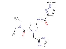 (4S)-N,N-diethyl-1-(1H-imidazol-2-ylmethyl)-4-[(1H-pyrazol-3-ylcarbonyl)amino]-L-prolinamide