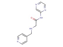 N-pyrazin-2-yl-2-[(pyridin-4-ylmethyl)amino]acetamide