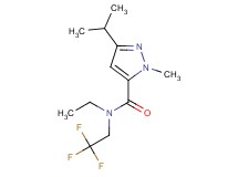 N-ethyl-3-isopropyl-1-methyl-N-(2,2,2-trifluoroethyl)-1H-pyrazole-5-carboxamide