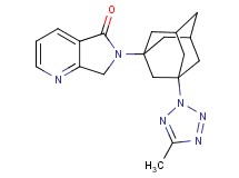 6-[3-(5-methyl-2H-tetrazol-2-yl)-1-adamantyl]-6,7-dihydro-5H-pyrrolo[3,4-b]pyridin-5-one