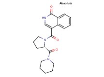 4-{[(2S)-2-(piperidin-1-ylcarbonyl)pyrrolidin-1-yl]carbonyl}isoquinolin-1(2H)-one