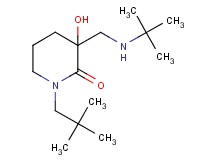 3-[(tert-butylamino)methyl]-1-(2,2-dimethylpropyl)-3-hydroxy-2-piperidinone