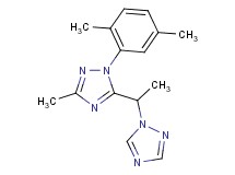 1-(2,5-dimethylphenyl)-3-methyl-5-[1-(1H-1,2,4-triazol-1-yl)ethyl]-1H-1,2,4-triazole
