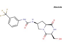 N-[(3S,7S,8aS)-3-(hydroxymethyl)-1,4-dioxooctahydropyrrolo[1,2-a]pyrazin-7-yl]-N'-[3-(trifluoromethyl)phenyl]urea