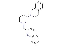 2-{[3-(3,4-dihydro-2(1H)-isoquinolinyl)-1-piperidinyl]methyl}quinoline