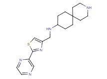 N-{[2-(2-pyrazinyl)-1,3-thiazol-4-yl]methyl}-3-azaspiro[5.5]undecan-9-amine dihydrochloride