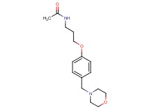 N-{3-[4-(4-morpholinylmethyl)phenoxy]propyl}acetamide