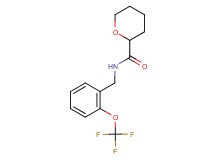 N-[2-(trifluoromethoxy)benzyl]tetrahydro-2H-pyran-2-carboxamide