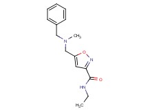 5-{[benzyl(methyl)amino]methyl}-N-ethyl-3-isoxazolecarboxamide