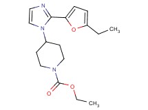 ethyl 4-[2-(5-ethyl-2-furyl)-1H-imidazol-1-yl]piperidine-1-carboxylate