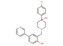 4-(4-chlorophenyl)-1-[2-hydroxy-5-(3-pyridinyl)benzyl]-4-piperidinol