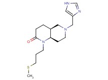 (4aS*,8aR*)-6-(1H-imidazol-4-ylmethyl)-1-[3-(methylthio)propyl]octahydro-1,6-naphthyridin-2(1H)-one