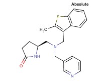 (5S)-5-{[[(2-methyl-1-benzothien-3-yl)methyl](pyridin-3-ylmethyl)amino]methyl}pyrrolidin-2-one