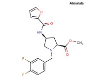 methyl (4S)-1-(3,4-difluorobenzyl)-4-(2-furoylamino)-L-prolinate