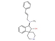 (2R*,3R*)-3-{methyl[(2E)-3-phenyl-2-propen-1-yl]amino}-2,3-dihydrospiro[indene-1,4'-piperidin]-2-ol