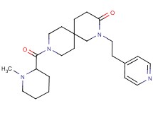 9-[(1-methylpiperidin-2-yl)carbonyl]-2-(2-pyridin-4-ylethyl)-2,9-diazaspiro[5.5]undecan-3-one