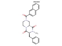 (3S,9aR)-3-benzyl-2-methyl-8-(2-naphthoyl)tetrahydro-2H-pyrazino[1,2-a]pyrazine-1,4(3H,6H)-dione