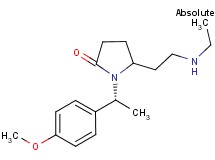 5-[2-(ethylamino)ethyl]-1-[(1R)-1-(4-methoxyphenyl)ethyl]-2-pyrrolidinone