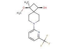 (1R*,3S*)-3-methoxy-3-methyl-7-[6-(trifluoromethyl)-2-pyridinyl]-7-azaspiro[3.5]nonan-1-ol