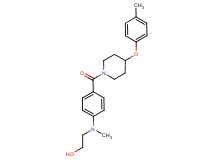 2-[methyl(4-{[4-(4-methylphenoxy)-1-piperidinyl]carbonyl}phenyl)amino]ethanol