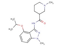 N-(4-isopropoxy-1-methyl-1H-indazol-3-yl)-1-methylpiperidine-3-carboxamide