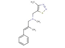 (2E)-N,2-dimethyl-N-[(4-methyl-1,2,3-thiadiazol-5-yl)methyl]-3-phenylprop-2-en-1-amine