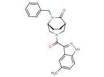 (1S*,5R*)-6-benzyl-3-[(5-methyl-1H-indazol-3-yl)carbonyl]-3,6-diazabicyclo[3.2.2]nonan-7-one