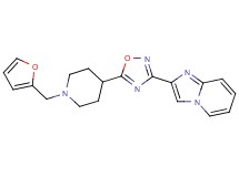 2-{5-[1-(2-furylmethyl)-4-piperidinyl]-1,2,4-oxadiazol-3-yl}imidazo[1,2-a]pyridine