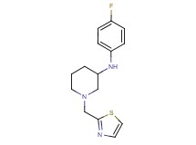 N-(4-fluorophenyl)-1-(1,3-thiazol-2-ylmethyl)-3-piperidinamine
