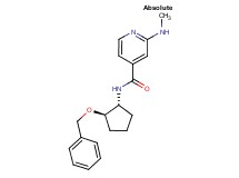 N-[(1R,2R)-2-(benzyloxy)cyclopentyl]-2-(methylamino)isonicotinamide