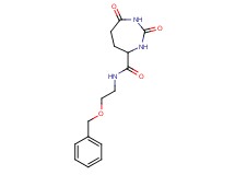 N-[2-(benzyloxy)ethyl]-2,7-dioxo-1,3-diazepane-4-carboxamide