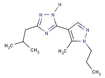 3-isobutyl-5-(5-methyl-1-propyl-1H-pyrazol-4-yl)-1H-1,2,4-triazole