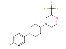 4-[1-(4-fluorophenyl)piperidin-4-yl]-2-(trifluoromethyl)morpholine