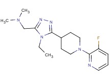({4-ethyl-5-[1-(3-fluoropyridin-2-yl)piperidin-4-yl]-4H-1,2,4-triazol-3-yl}methyl)dimethylamine