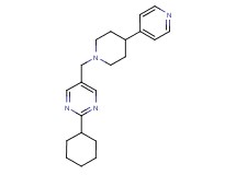 2-cyclohexyl-5-{[4-(4-pyridinyl)-1-piperidinyl]methyl}pyrimidine