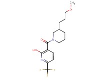 3-{[3-(3-methoxypropyl)-1-piperidinyl]carbonyl}-6-(trifluoromethyl)-2-pyridinol