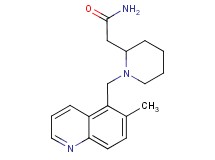 2-{1-[(6-methylquinolin-5-yl)methyl]piperidin-2-yl}acetamide