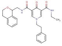 N-(3,4-dihydro-1H-isochromen-1-ylmethyl)-N'-ethyl-4-oxo-1-(2-phenylethyl)-1,4-dihydro-3,5-pyridinedicarboxamide